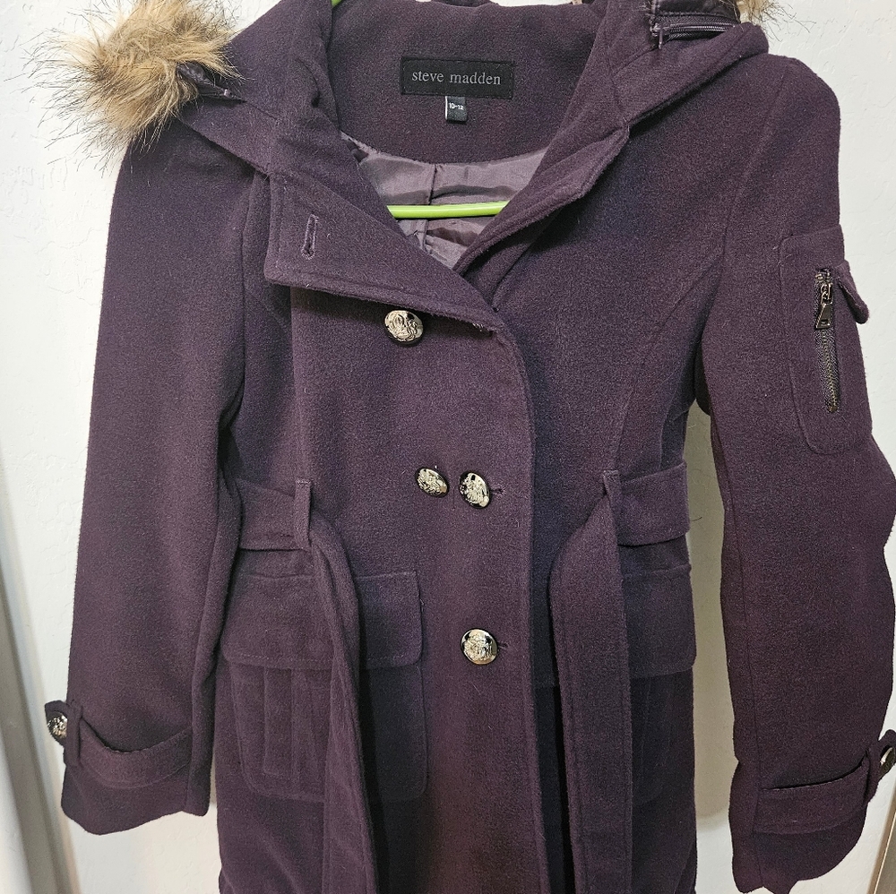 Girls Steve Madden Belted Jacket size 10-12